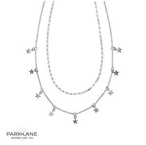 Park Lane Starburst Silver Necklace